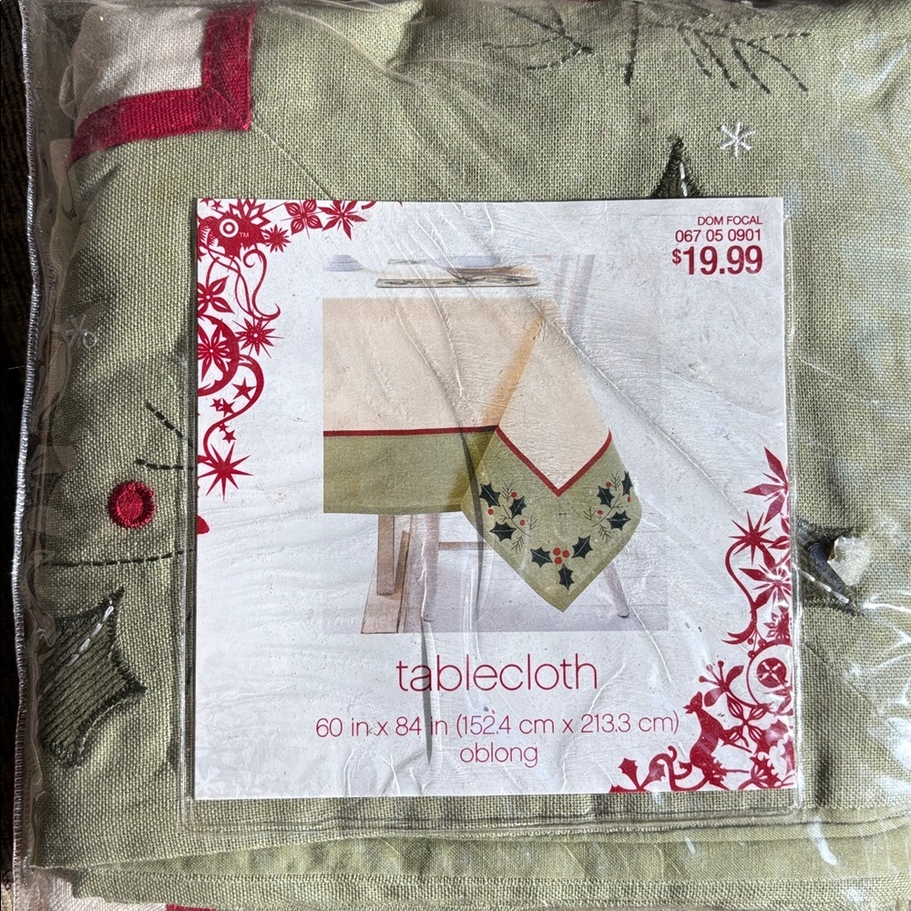 Oblong table cloth